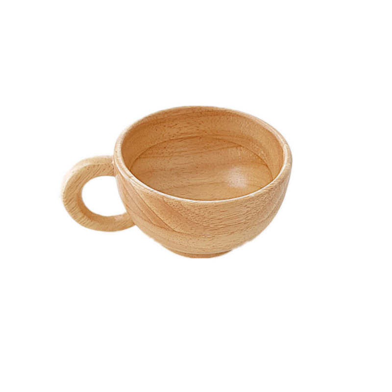 Title 1, Tasse à café vintage en bois avec anse, pour sa...