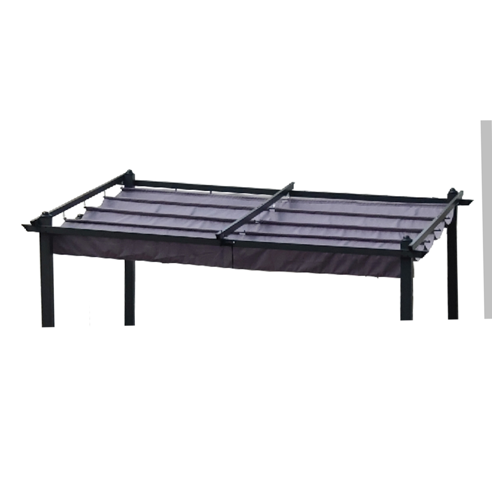 Replacement Canopy Top For 10x10 Ft Patio Retractable Pergola Sunshelter