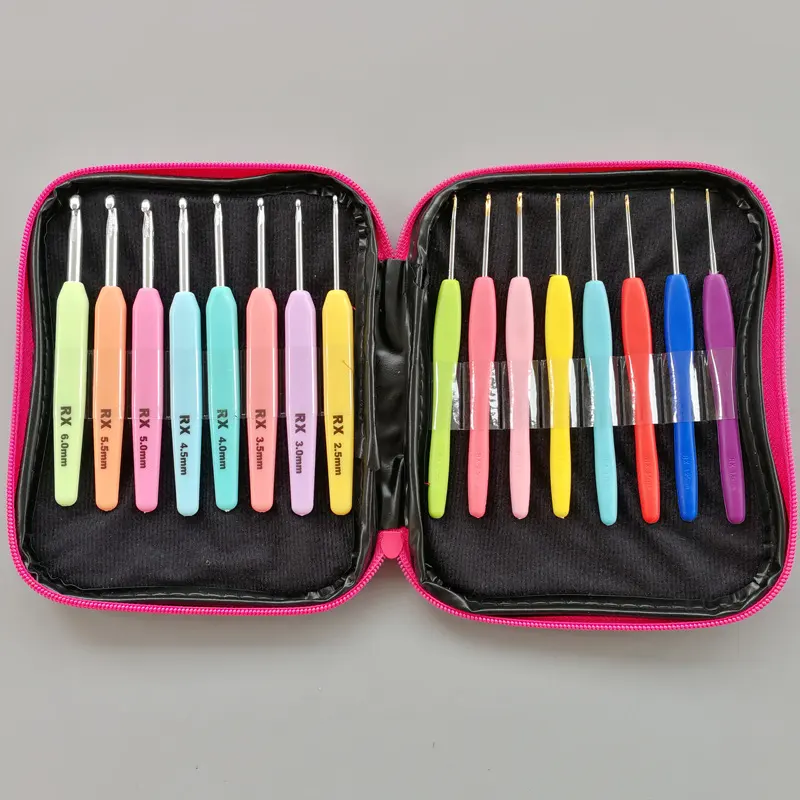 Crochet Tools Soft Plastic Handle Alumina