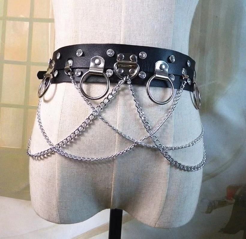 Title 1, Fashionable Waist Chain, Punk Belt And Harajuku...