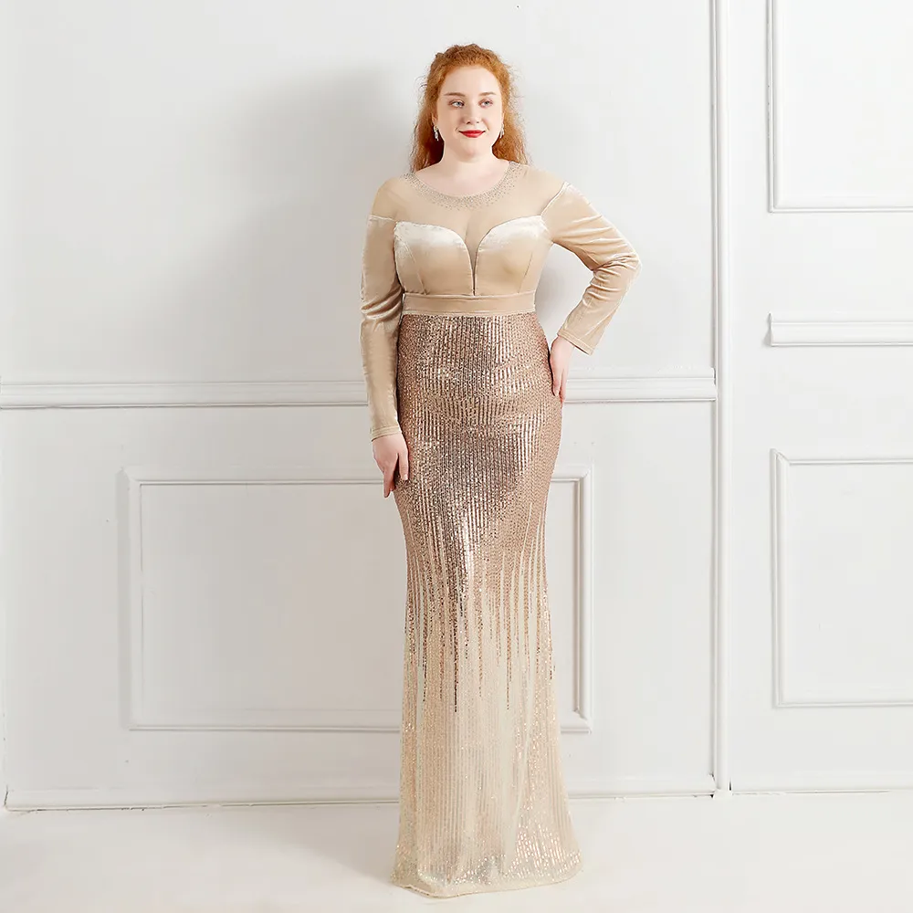 Fat Beauty Performance Dress Banquet - Gold
