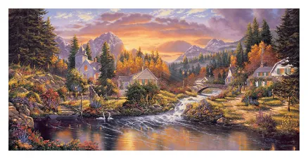 Morning Sunlight DIY Painting By Numbers Kit 50X65Cm - Shop at LoveMi