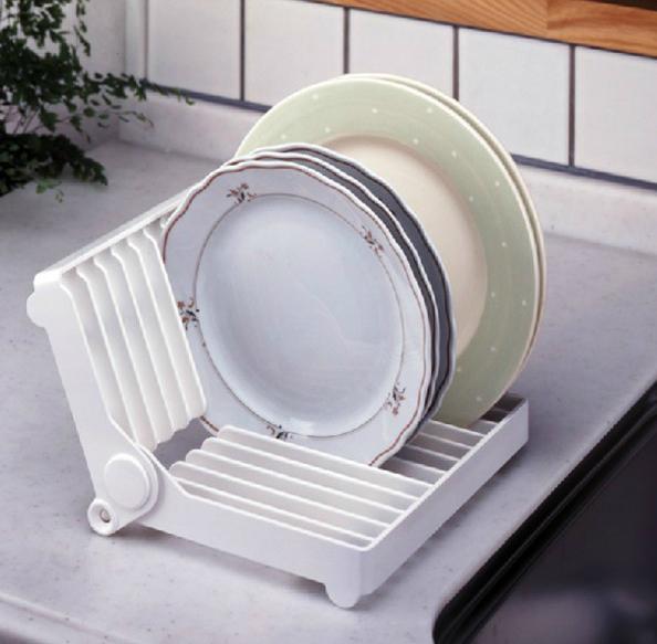 Kitchen dish rack dish drain rack dish rack (white)