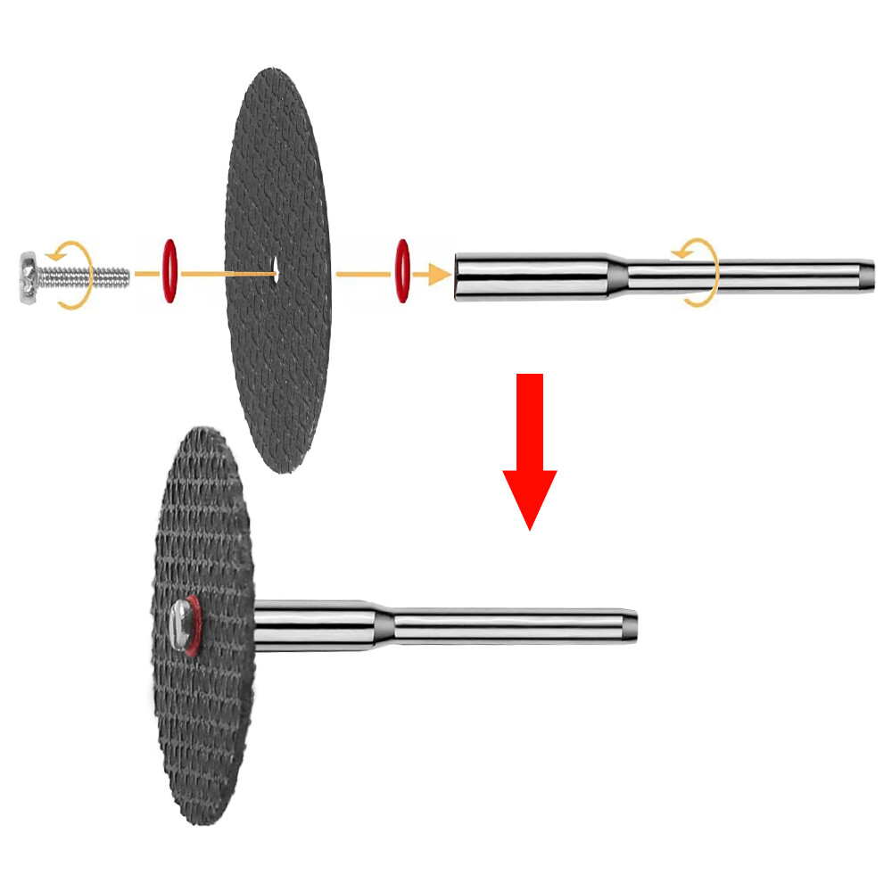 64X MINI DIAMOND CUTTING DISC BLADE WHEEL SET FOR DREMEL HOBBY ROTARY DRILL TOOL — image 9
