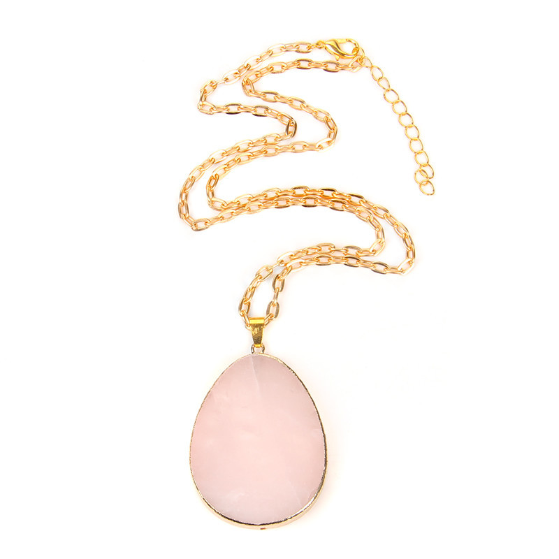 Fashion New Product Temperament Natural Amethyst Cluster Necklace