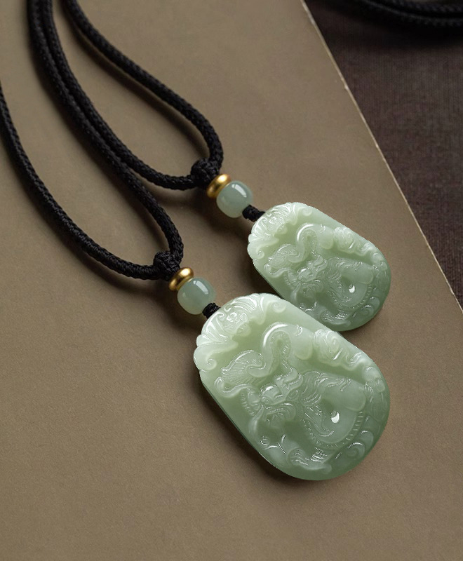 Twelve Zodiac Signs And Hetian Jade Pendants For Men And Women, Zodiac Year Necklaces, Jade Pendants For Men, Void Xizang Bodhisattva Belongs To The Dragon, Snake, Cow, Rabbit And Sheep