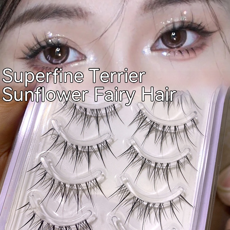 Title 3, M08 False Eyelashes Natural One Piece Whole Lit...