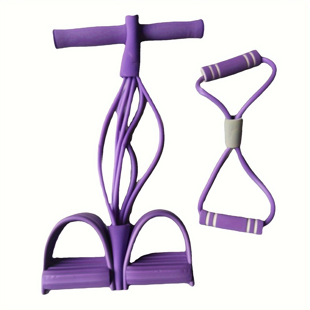 Multi-Function Tension Rope 6Tube Gym Fitness Foot Pedal Exerciser Pull Band New 4