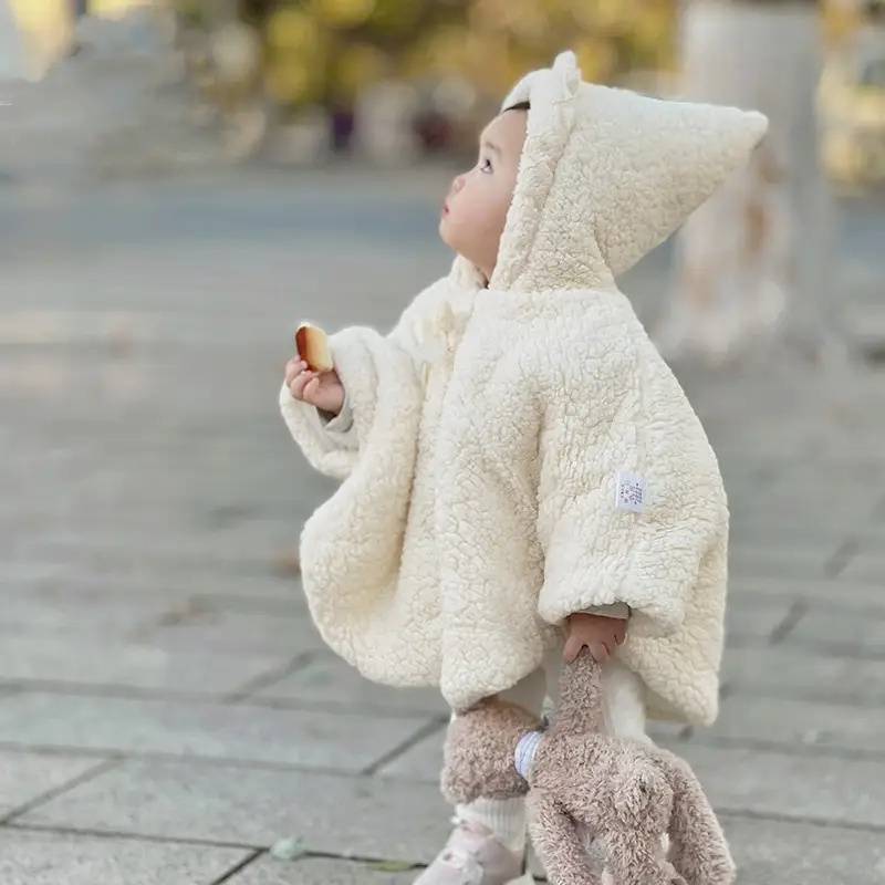 Rabbit Treasure Warm Thickened Plus Velvet Out Capes For Men And Women
