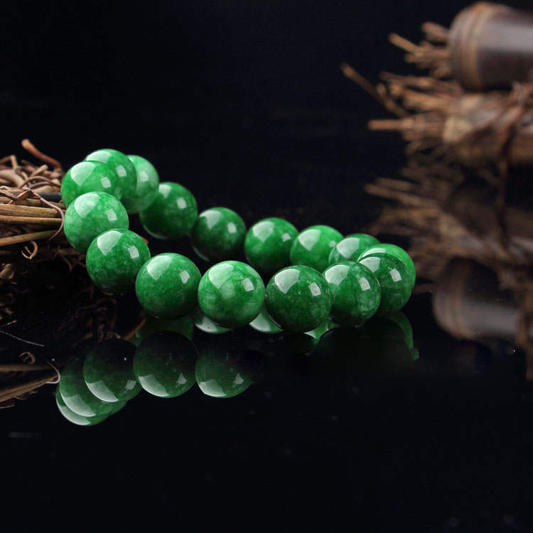 Title 8, Dry Green Bracelet Cold Jade Necklace