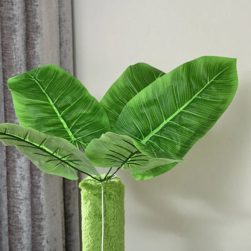 PawHut Cat Tree For Indoor Cats With Hammock, Cat Tower, Green