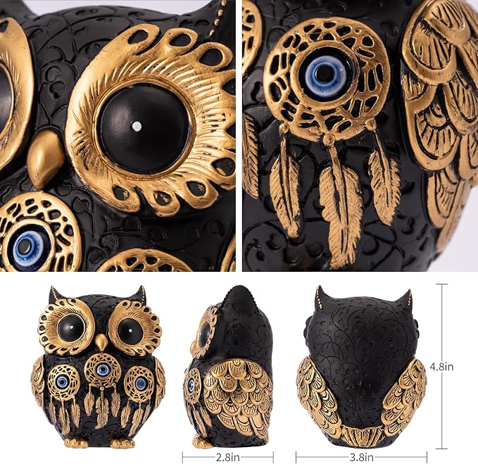 Owl Statue with Evil Eye, picture 4 of 4