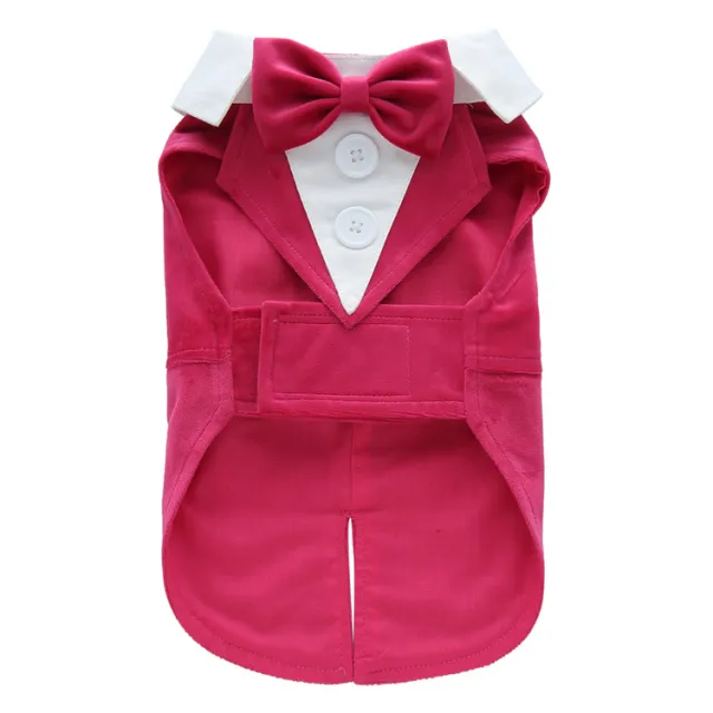 Pet Supplies Clothing Dog Dress Tuxedo B Rose Red - Shop at LoveMi