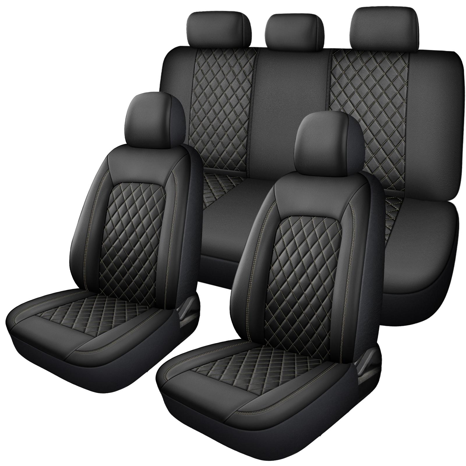 Diamond Grid Car Seat Covers, picture 6 of 7