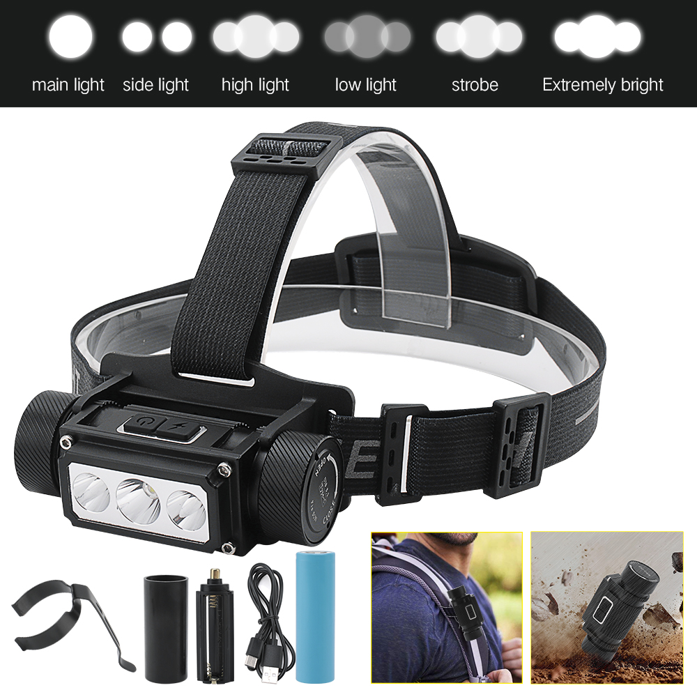 900000lm LED Headlamp Head Torch Hunting Light Flashlight — image 4