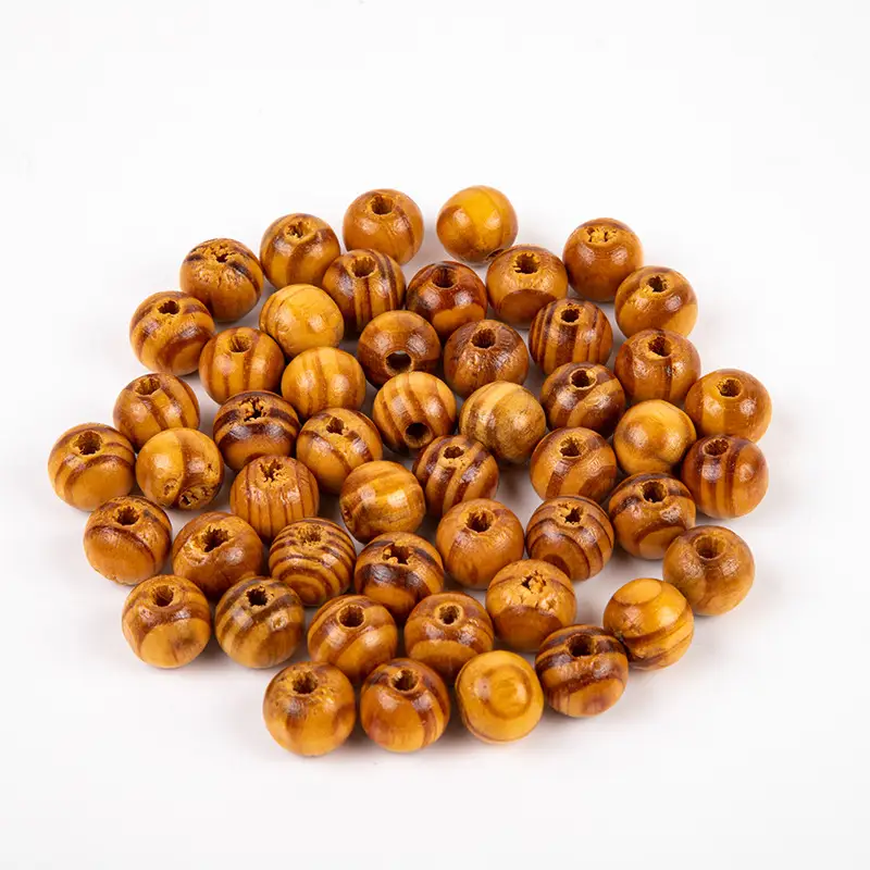 Factory Direct Supply Beads Diy Ornament Accessories Pine Brown Loose