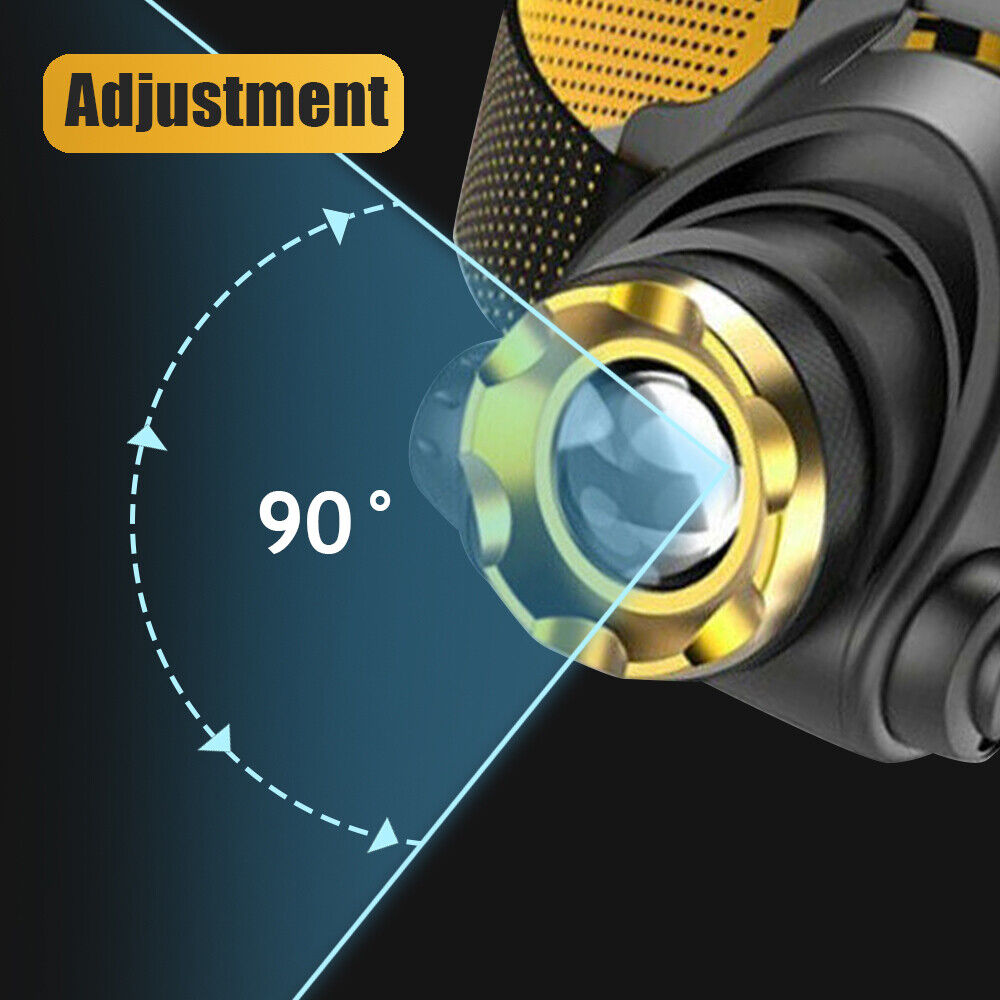 3Modes LED Headlamp Camping Headlight Head Torch USB Rechargeable Lamp — image 9