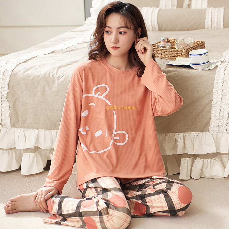 Title 3, Pajamas Women Autumn And Winter Long-sleeved Pu...