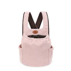 Carrying Backpack Pet Travel Supplies - Pink - View 1