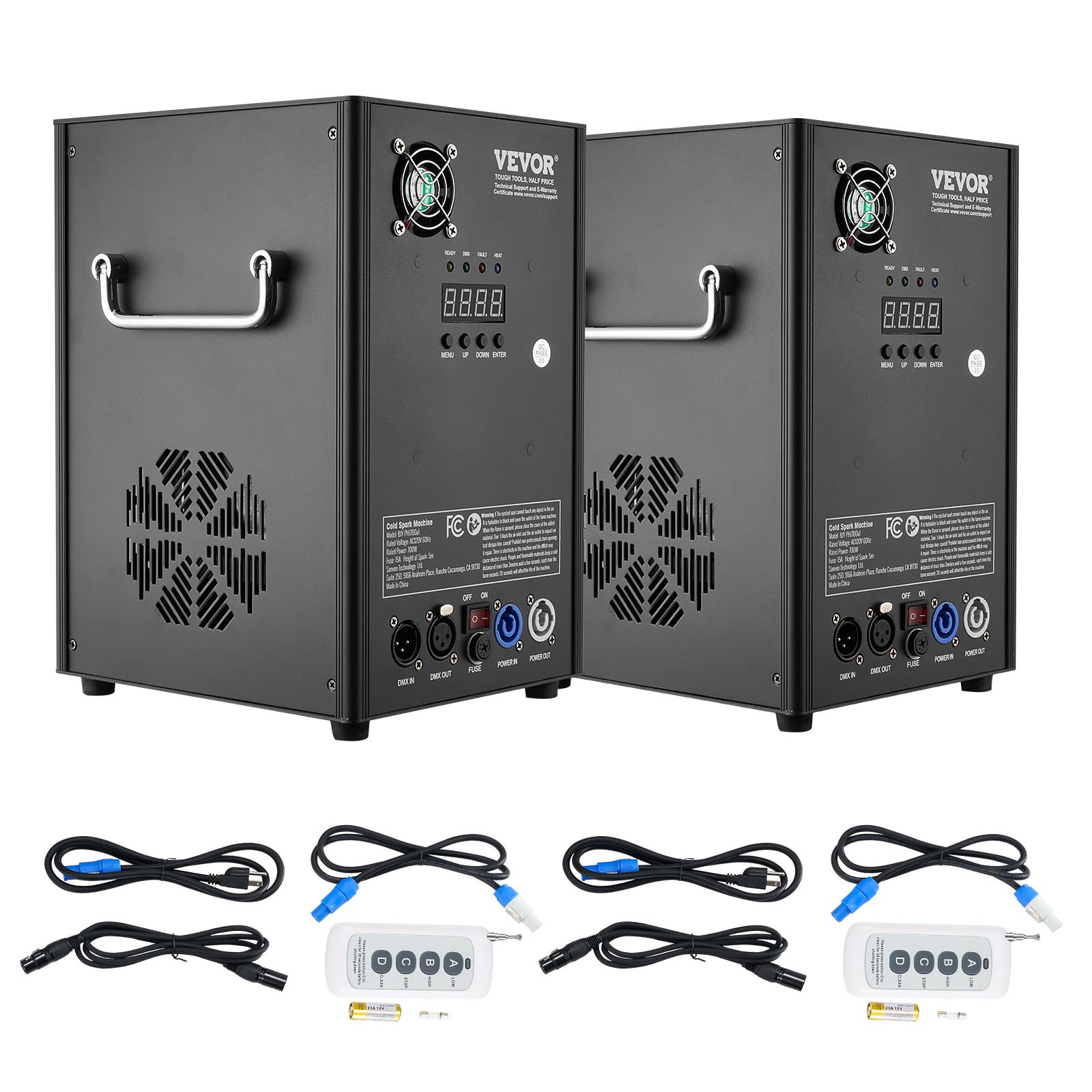 Cold Firework Machinex2 700W 6.6-16.4ft Stage DJ Wedding Event Party - Image 2 of 5