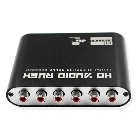 Dts Digital to Analog Audio Decoder Fiber Coaxial