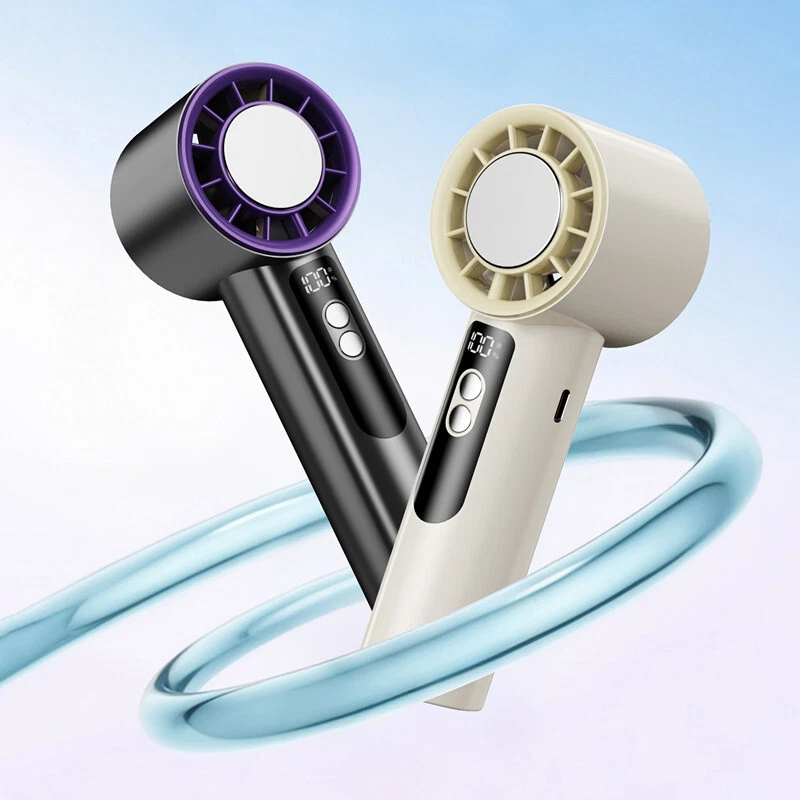 USB Handheld Fan Rechargeable Portable Mini Hand Held Small Fans Cooler