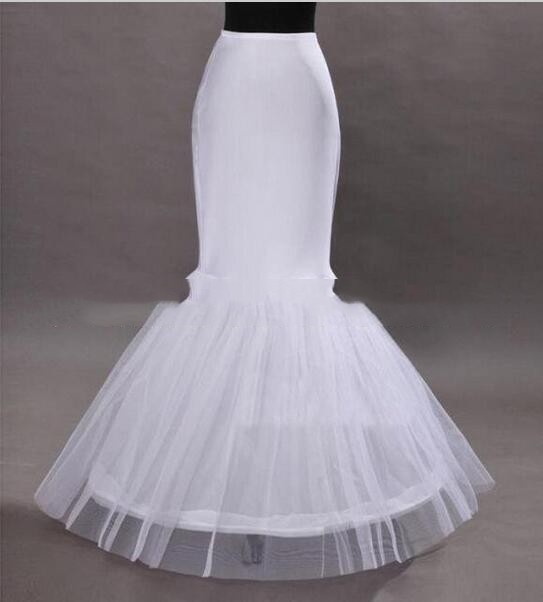 Large Fishtail Skirt Supporting Bride Wedding Dress White - Shop at LoveMi