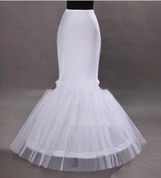 Large Fishtail Skirt Supporting Bride Wedding Dress White - Shop at LoveMi