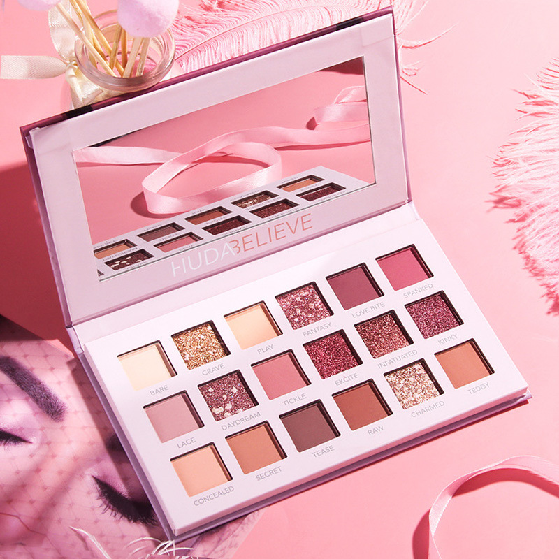 Glitter Pearly Matte Large Sequins Eighteen Color Eyeshadow