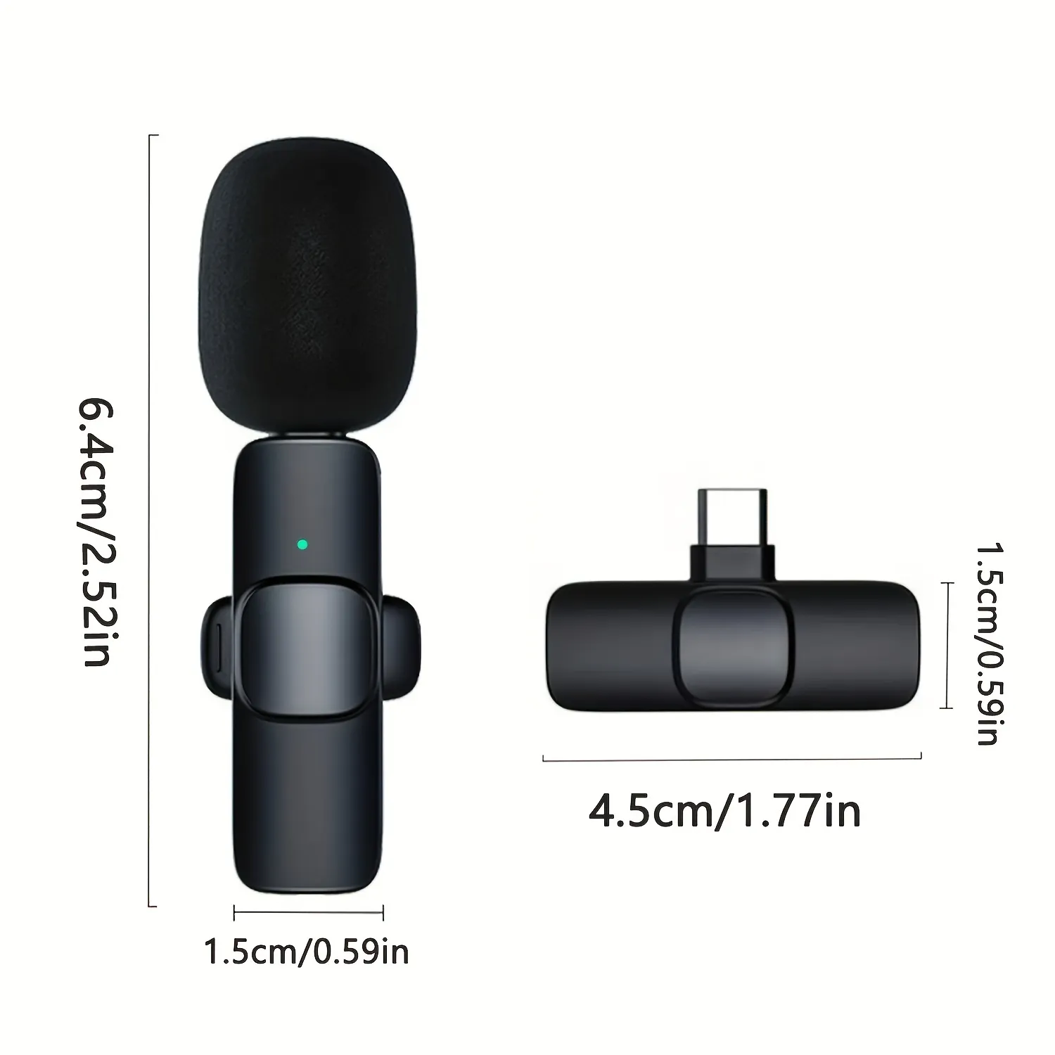Wireless Lavalier Lapel Microphone For IPhone IPad Professional Wireless Clip Mic - Cordless Omnidirectional Condenser Recording Mic For Interview Video Podcast Vlog YouTube – image 8