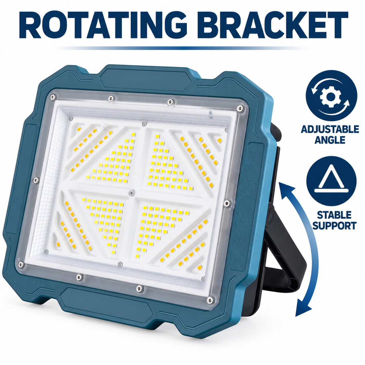 Solar Floodlight with 7,800 mAh Power Bank