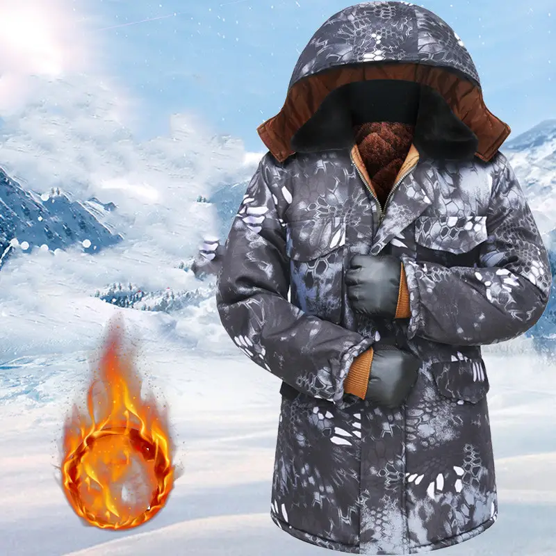 Winter Padded Coat Thickened Army Cotton