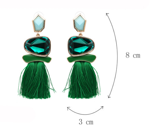 Title 1, Tassel Earrings With Ethnic Style Accessories