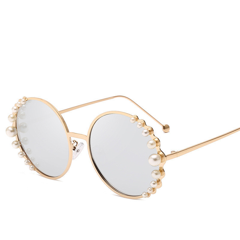 Title 6, Round frame pearl sunglasses ladies sunglasses