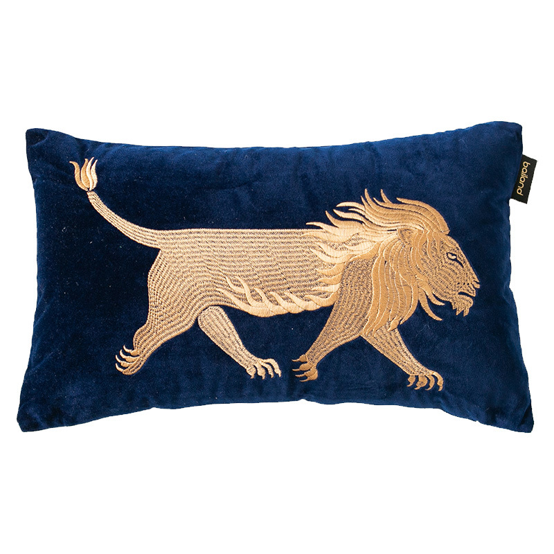 Dark blue lion