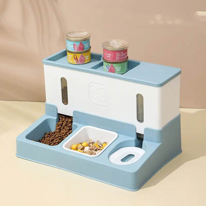 Automatic Pet Feeder Refilling Cat Drinking Water