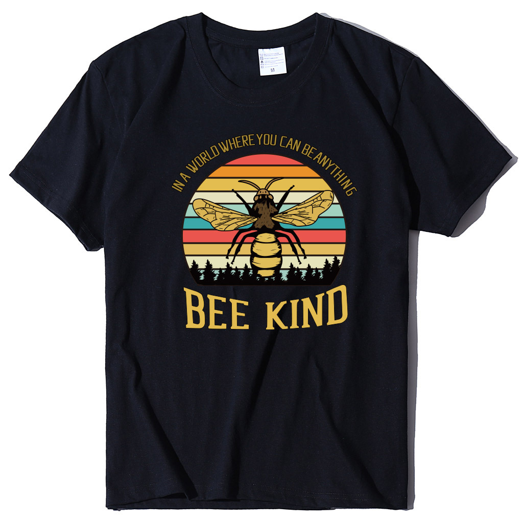 Title 8, T-shirt imprimé abeille pour femmes, ample et p...