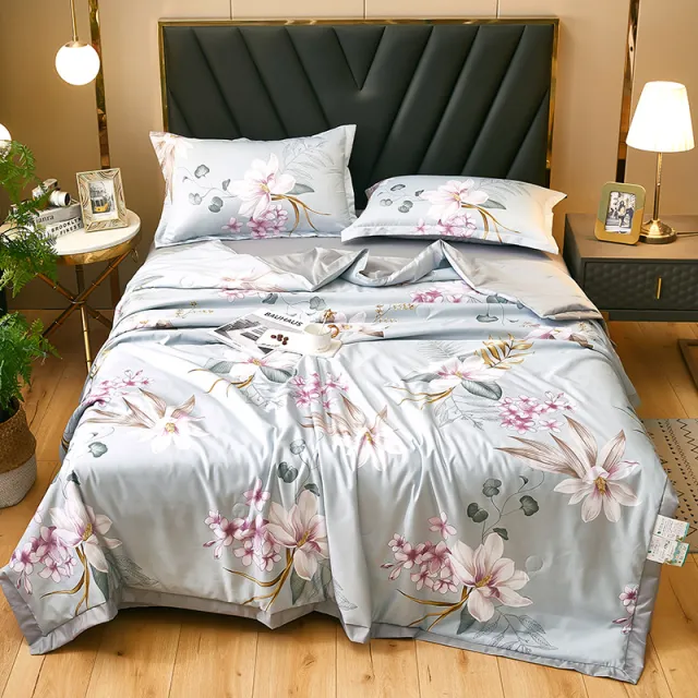 Class A 60s Tencel Summer Air Conditioning Quilt Four piece Gift Fragrant - Shop at LoveMi