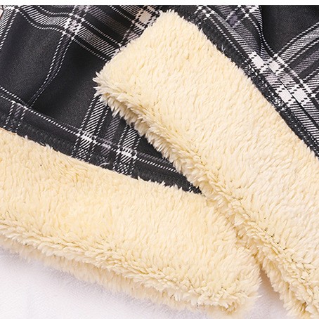 Autumn And Winter Padded Thickening High Waist Thin Drape Straight Casual Wide Leg Dragging Pants