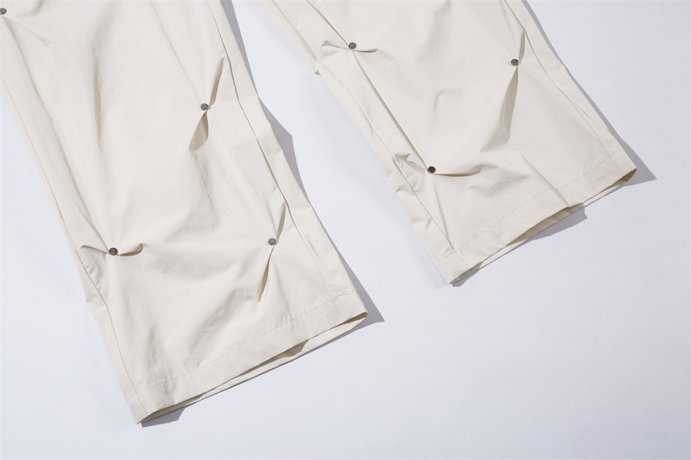 Trendy Brand Personalized Pleated Loose Straight Trousers For Men