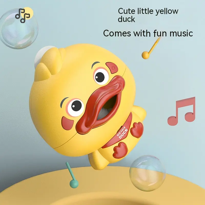 Bathroom Electric Cartoon Bubble Duck One-click Start