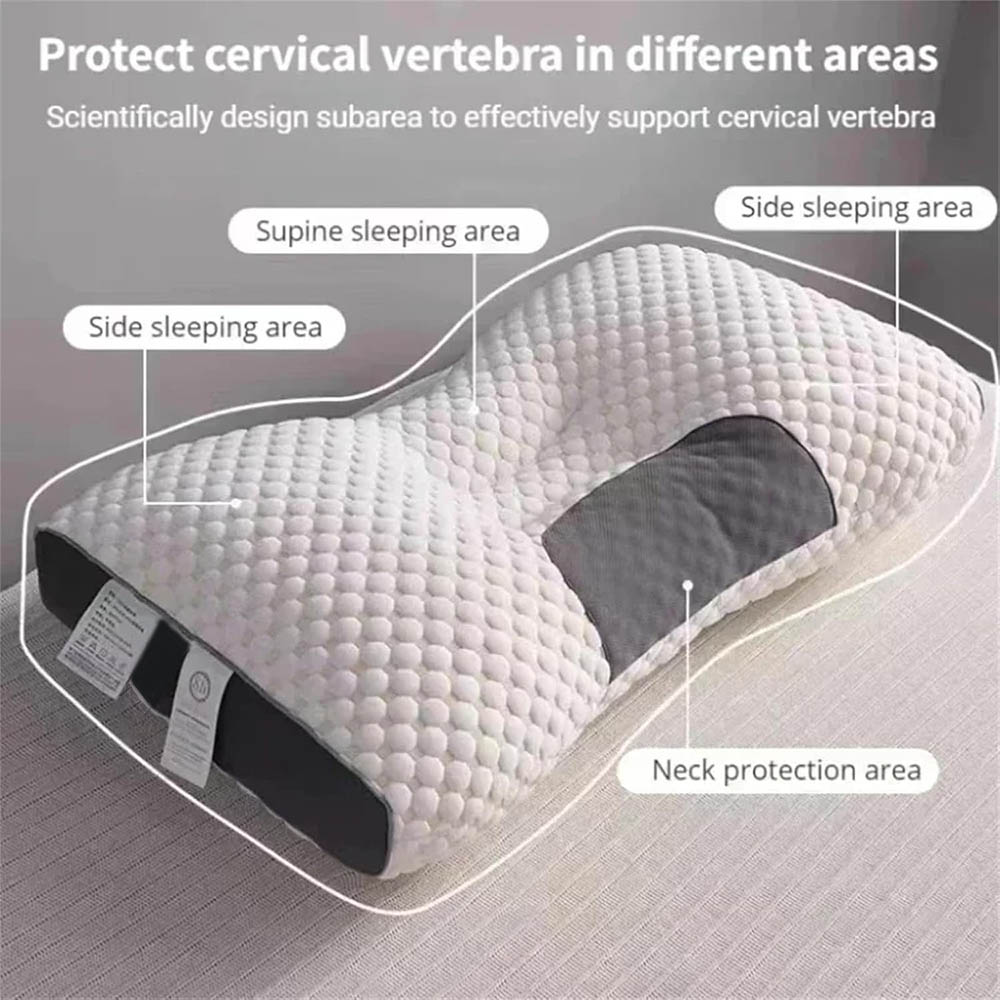 Neck Support Pillow, Ergonomic Contour Cervical Pillow,Artificial Cotton — image 5