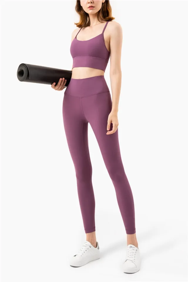 Slim Belly Sports Fitness Peach Pants Plum - Shop at LoveMi
