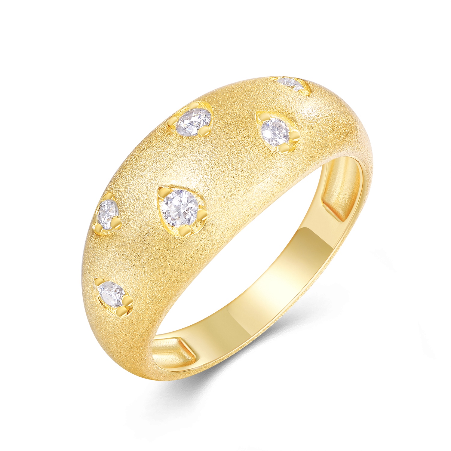 Engraved With Top-quality Moissanite, This Luxurious And Fashionable Minimalist Jewelry Set Features Silver Pieces Electroplated With Gold.