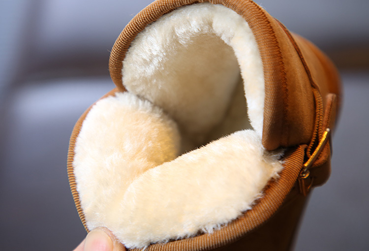 Plush Thickening Warm And Non-slip Boys' Cotton Boots — foto 5
