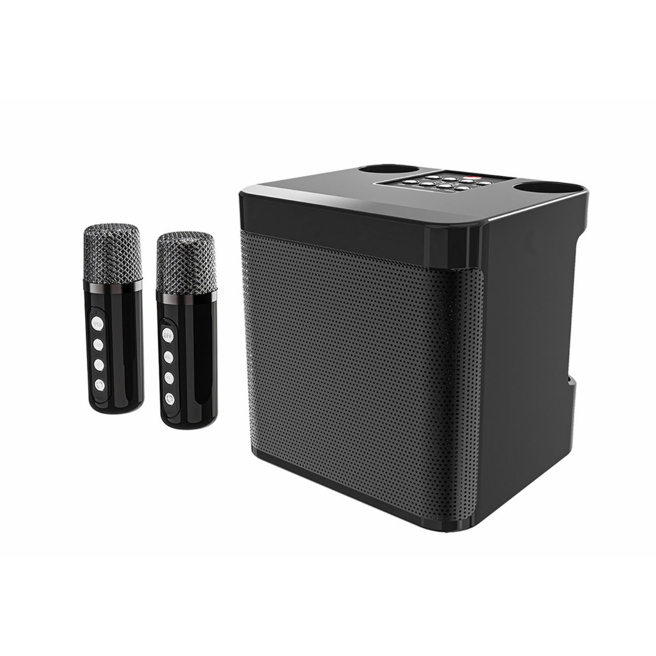 Karaoke Machine Portable Bluetooth Karaoke Speaker With 2 Wireless Microphones 5