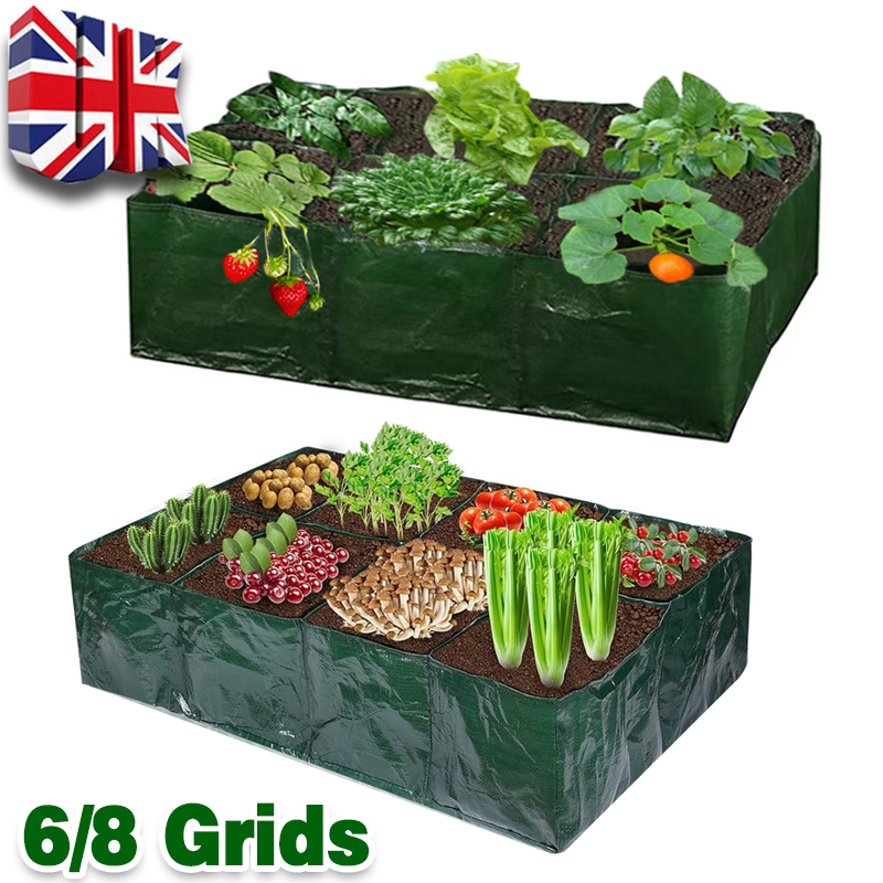Heavy Duty Fabric Raised Bed Garden Flower Grow Bag For Vegetables Flowers Fruit — image 7