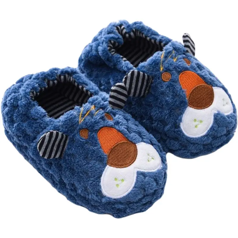Children's Cotton Slippers New Indoor Bag Heel Warm Cartoon