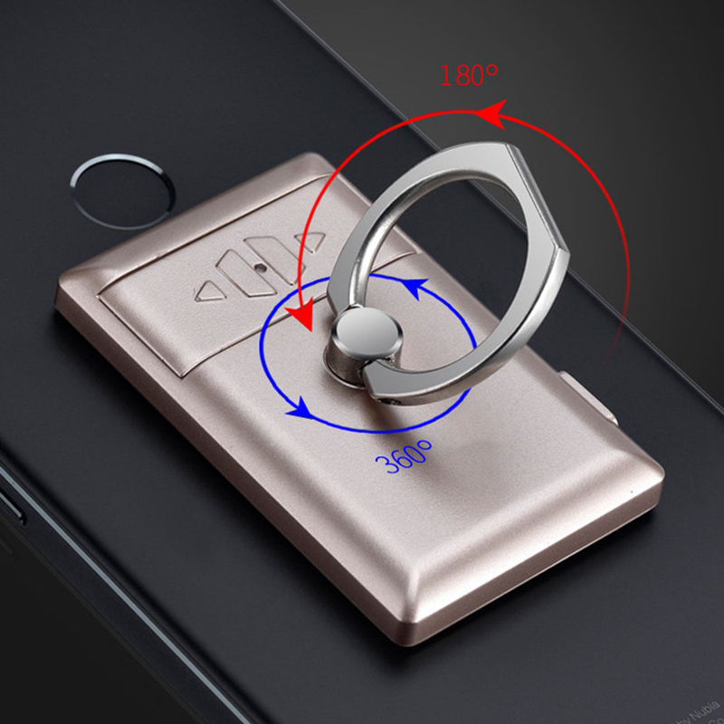 Creative Finger Ring Usb Charging Lighter Compact Personalized Phone Holder - Image 6