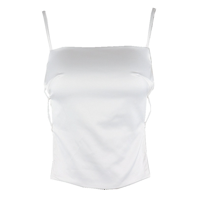 Small Camisole Women's Short Waist Cutout Umbilical Inside With A Slim Bottoming Top